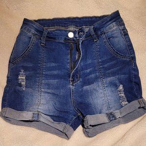 denim shorts